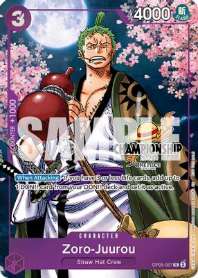 Zoro-Juurou OP05-067 card
