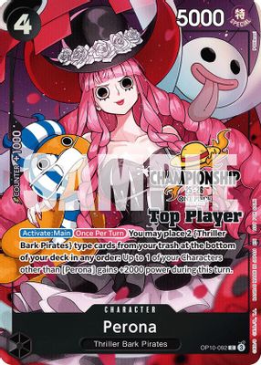 Perona OP10-092 card