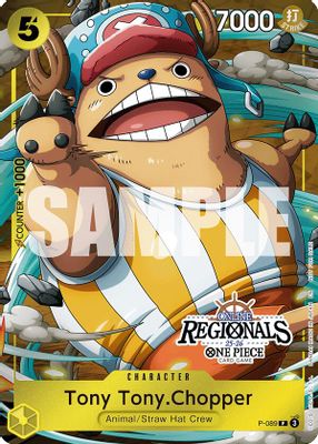 Tony Tony.Chopper P-089 card