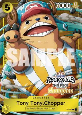 Tony Tony.Chopper P-089 card