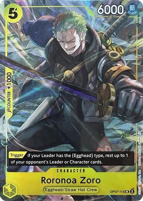 Roronoa Zoro OP07-113 card