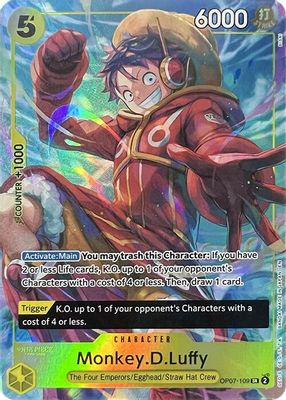 Monkey.D.Luffy OP07-109 card