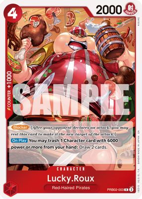Lucky.Roux PRB02-003 card