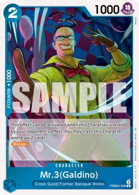 Mr.3 PRB02-009 card