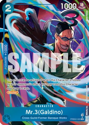 Mr.3 PRB02-009 card
