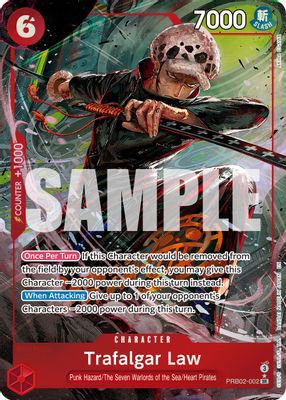 Trafalgar Law PRB02-002 card