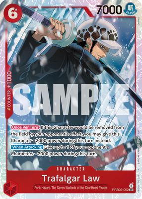 Trafalgar Law PRB02-002 card