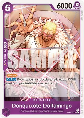 Donquixote Doflamingo PRB02-011 card