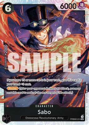 Sabo PRB02-014 card