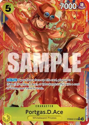 Portgas.D.Ace PRB02-018 card