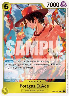 Portgas.D.Ace PRB02-018 card