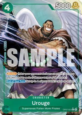 Urouge OP07-021 card