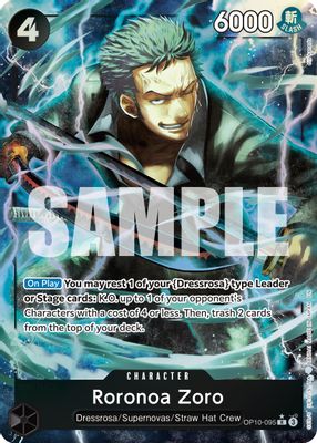 Roronoa Zoro OP10-095 card