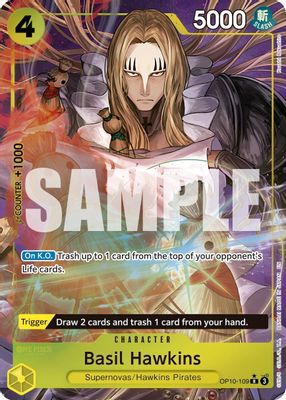 Basil Hawkins OP10-109 card