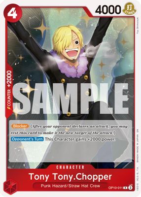 Tony Tony.Chopper OP10-011 card