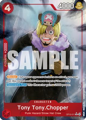 Tony Tony.Chopper OP10-011 card