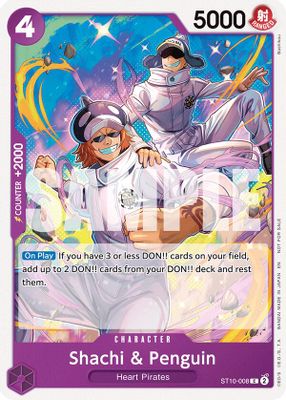 Shachi & Penguin ST10-008 card