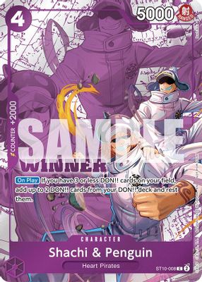 Shachi & Penguin ST10-008 card