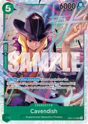 Cavendish EB01-012 card