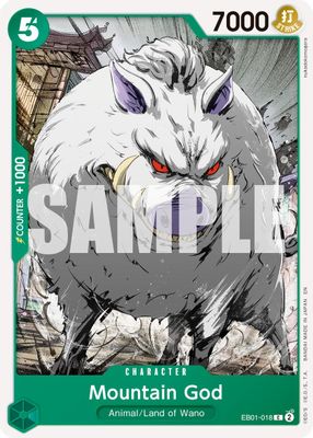 Mountain God EB01-018 card