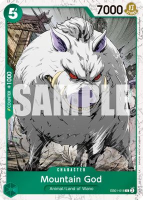 Mountain God EB01-018 card