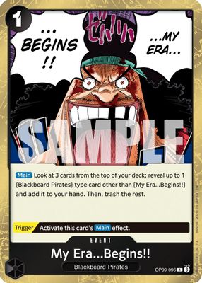 My Era...Begins!! OP09-096 card