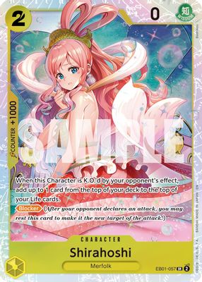 Shirahoshi EB01-057 card