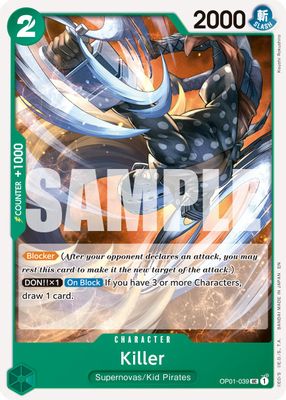 Killer OP01-039 card