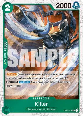 Killer OP01-039 card