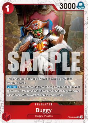 Buggy OP03-008 card
