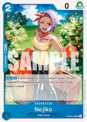 Nojiko OP03-048 card
