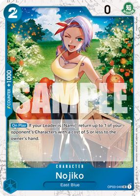 Nojiko OP03-048 card