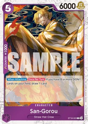 San-Gorou ST18-003 card