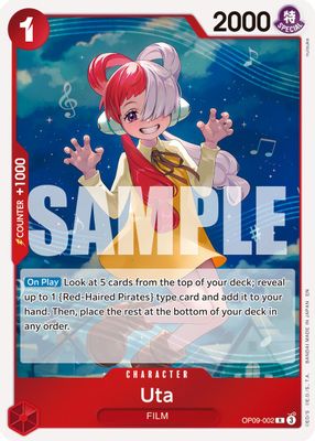 Uta OP09-002 card