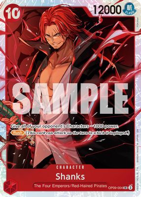 Shanks OP09-004 card
