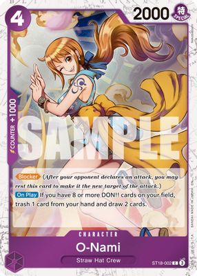 O-Nami ST18-002 card