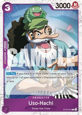 Uso-Hachi ST18-001 card