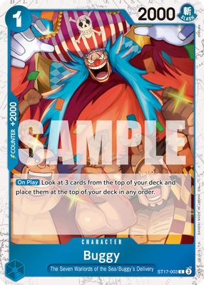 Buggy ST17-003 card