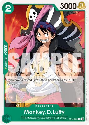 Monkey.D.Luffy ST16-005 card