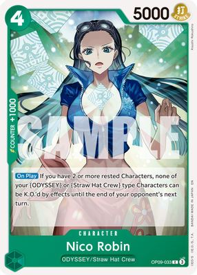 Nico Robin OP09-033 card
