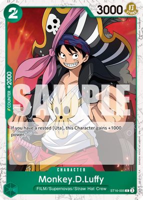 Monkey.D.Luffy ST16-005 card