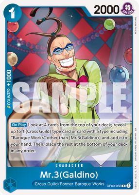 Mr.3 OP09-056 card