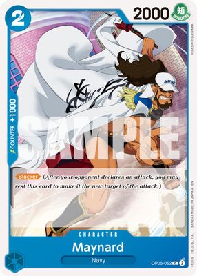 Maynard OP05-052 card