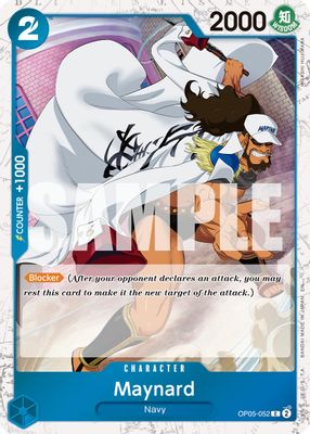 Maynard OP05-052 card