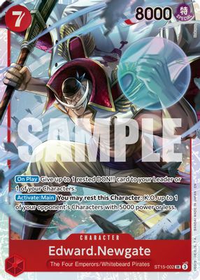 Edward.Newgate ST15-002 card