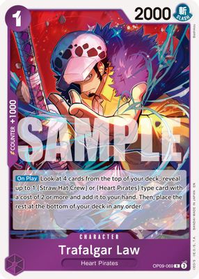 Trafalgar Law OP09-069 card