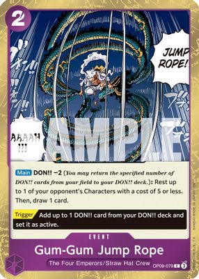 Gum-Gum Jump Rope OP09-079 card