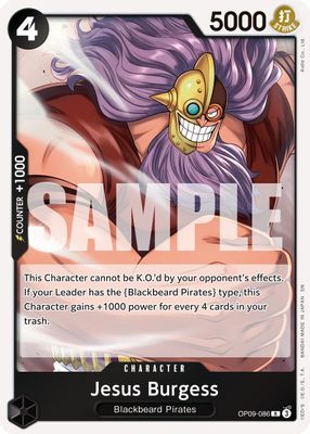 Jesus Burgess OP09-086 card