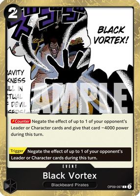 Black Vortex OP09-097 card