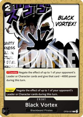 Black Vortex OP09-097 card